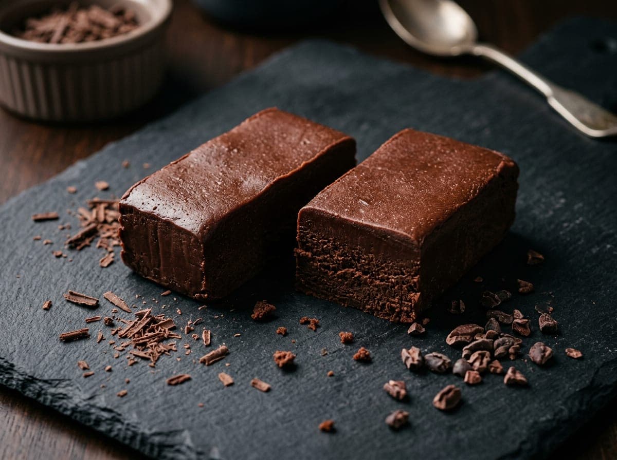 Belgian chocolate fudge